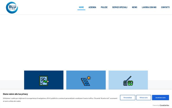 Screenshot of blulineservizi.it