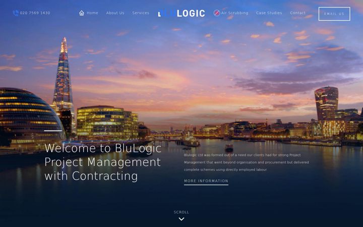 Screenshot of blulogic.co.uk