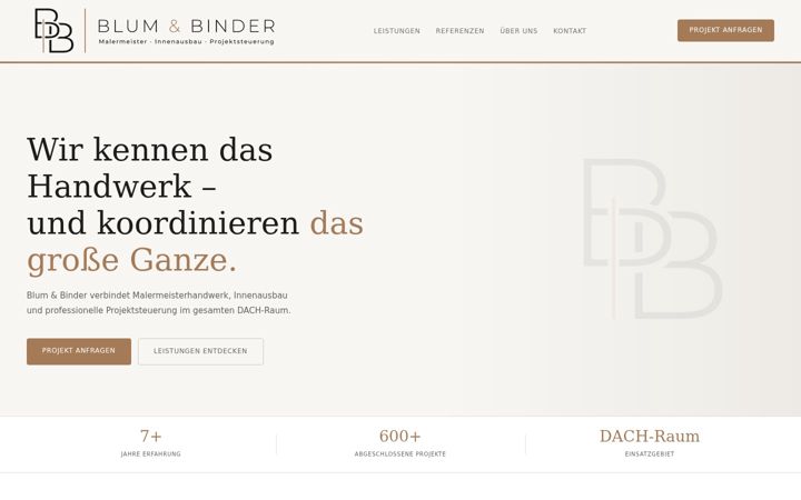 Captură de ecran a blum-binder.de