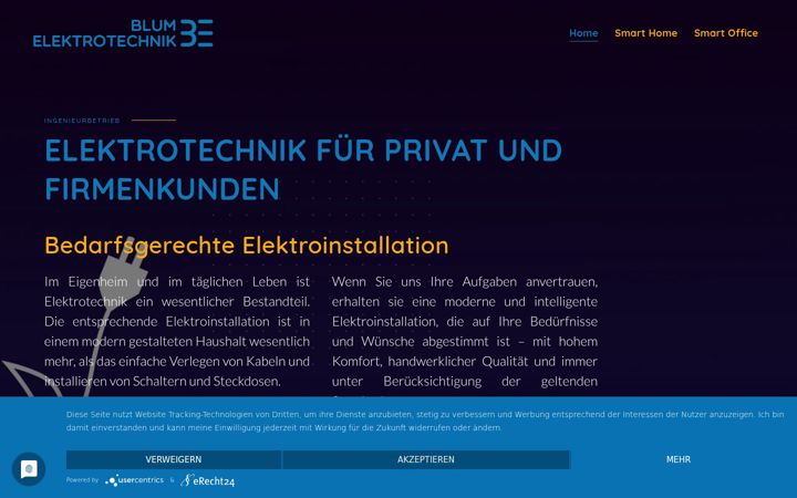 Screenshot of blum-et.de