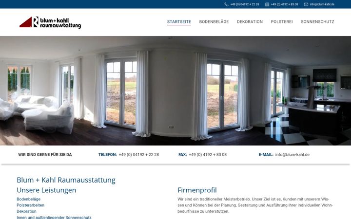 Screenshot of blum-kahl.de