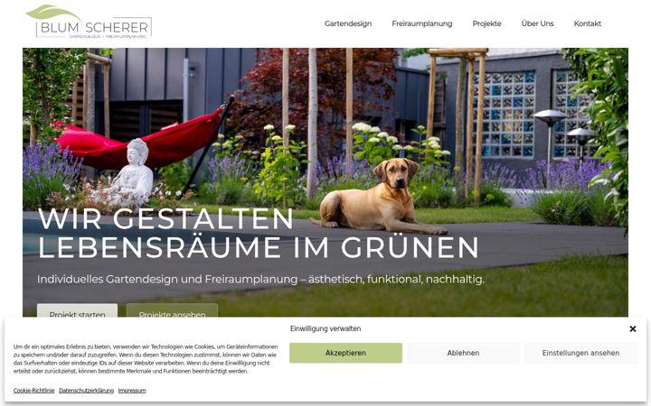 Screenshot of blum-scherer.de