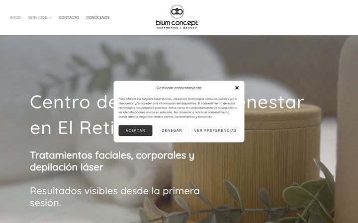 Screenshot von blumconcept.com