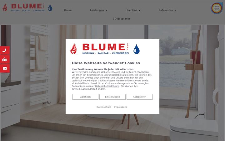 Screenshot von blume-belm.de