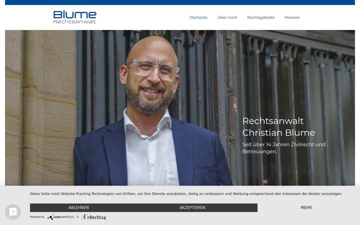 Screenshot of blume.legal