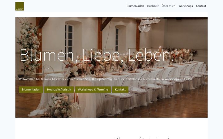 Screenshot of blumen-altstetter.de