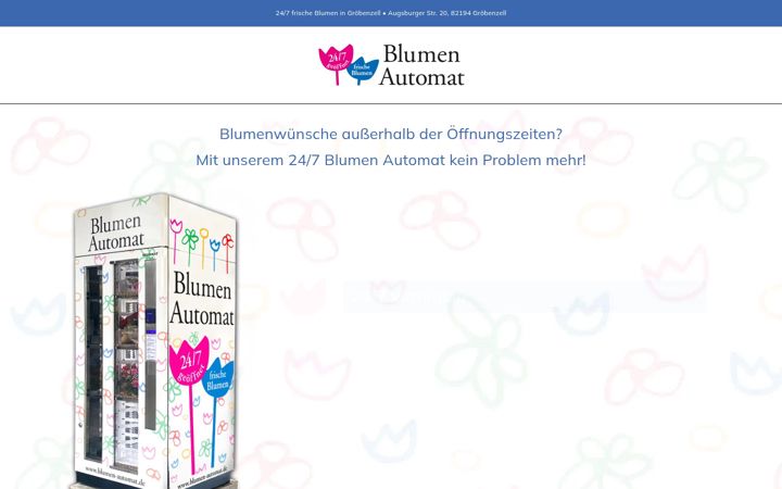 Screenshot of blumen-automat.de