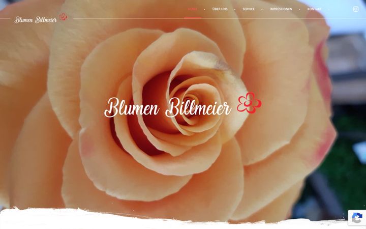 Screenshot of blumen-billmeier-haar.de