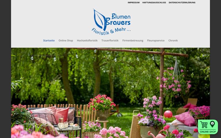 Screenshot of blumen-brauers.de