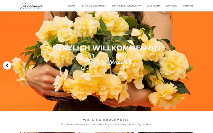 Captura de pantalla de blumen-brockmeyer.de
