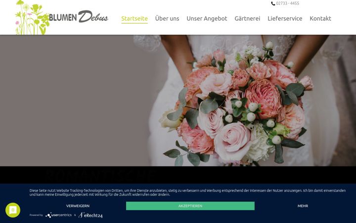 Captura de pantalla de blumen-debus.de