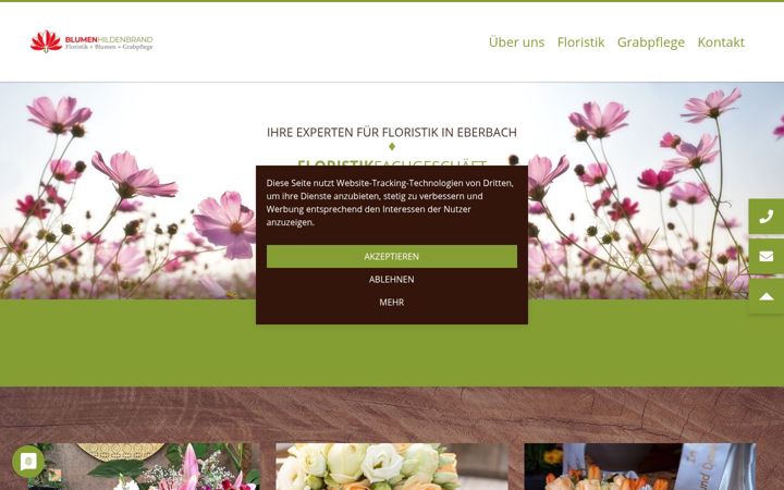 Screenshot of blumen-eberbach.de
