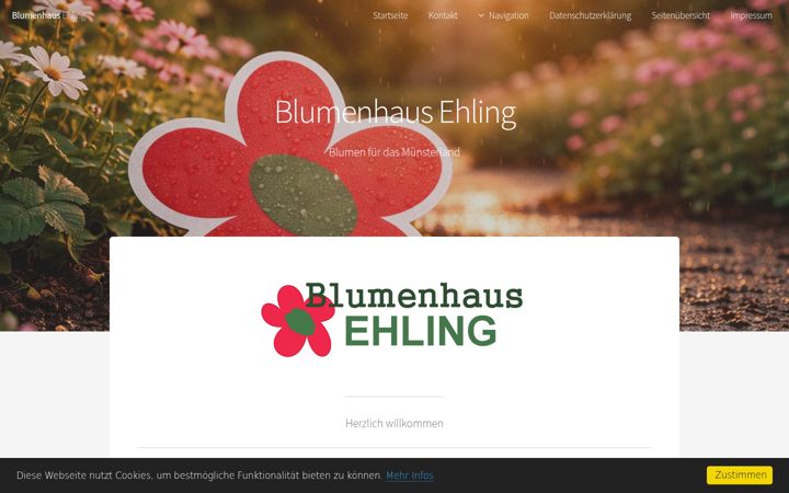 Screenshot of blumen-ehling.de