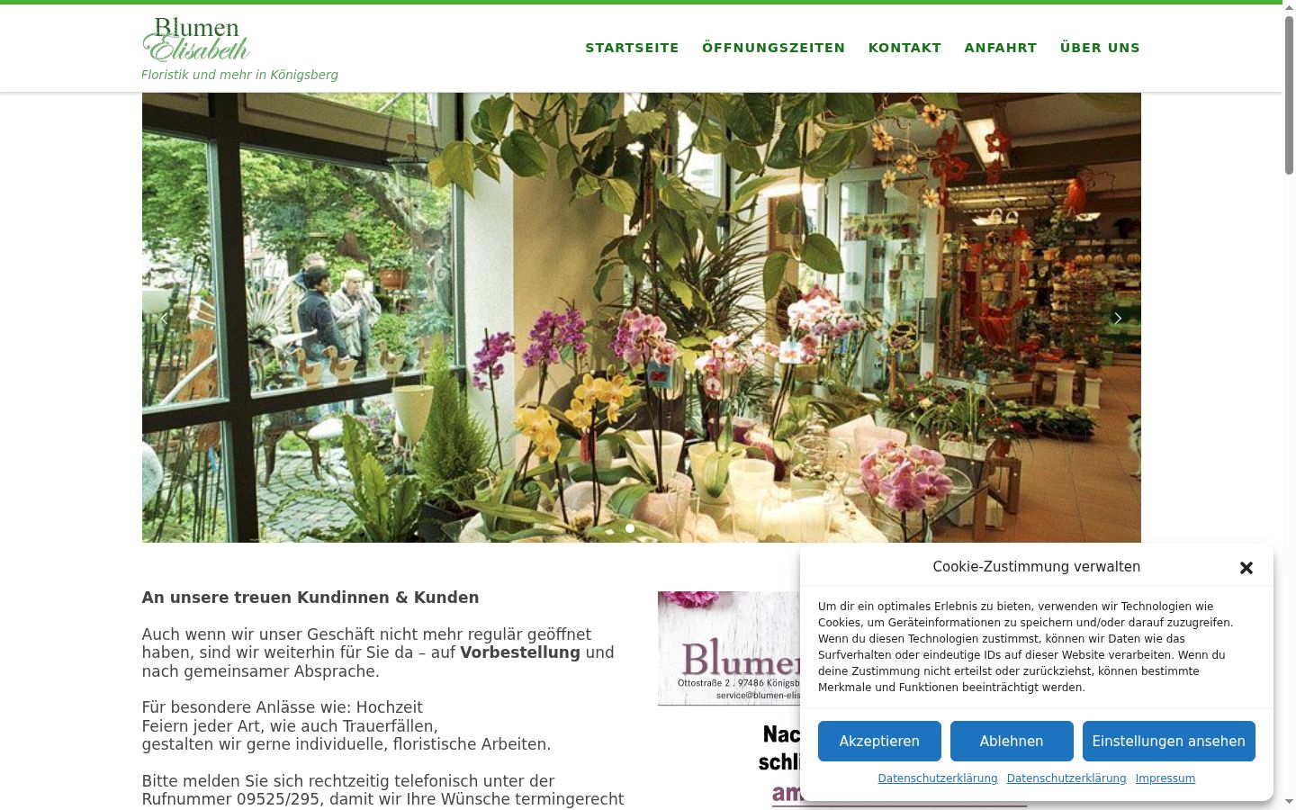 Sutikimo reklamjuostės, rodytos prieš bet kokią sąveiką, ekrano kopija