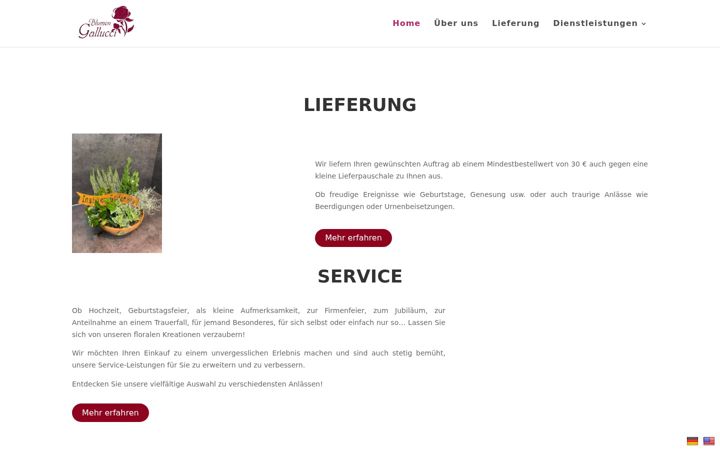 Screenshot of blumen-gallucci.de