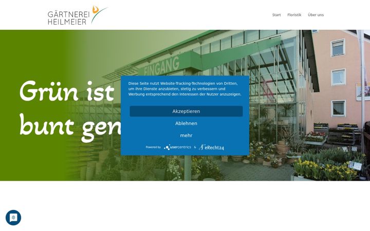 Ekrano kopija blumen-heilmeier.de
