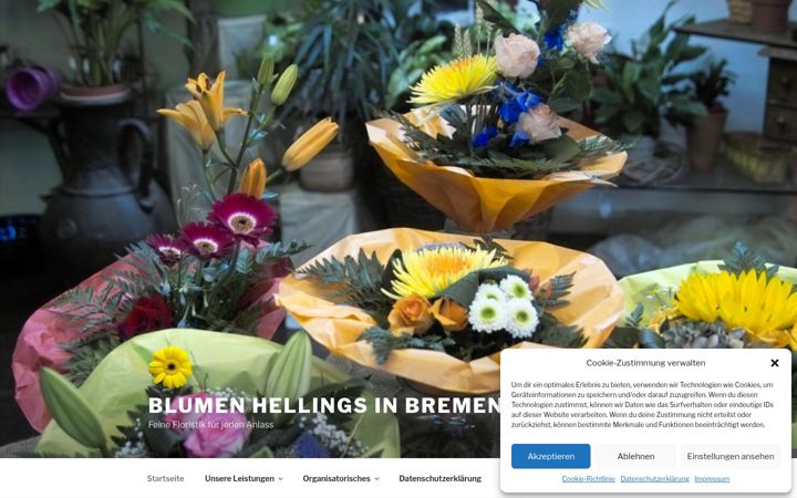 Ekrano kopija blumen-hellings.de