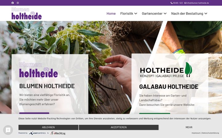 Screenshot of blumen-holtheide.de