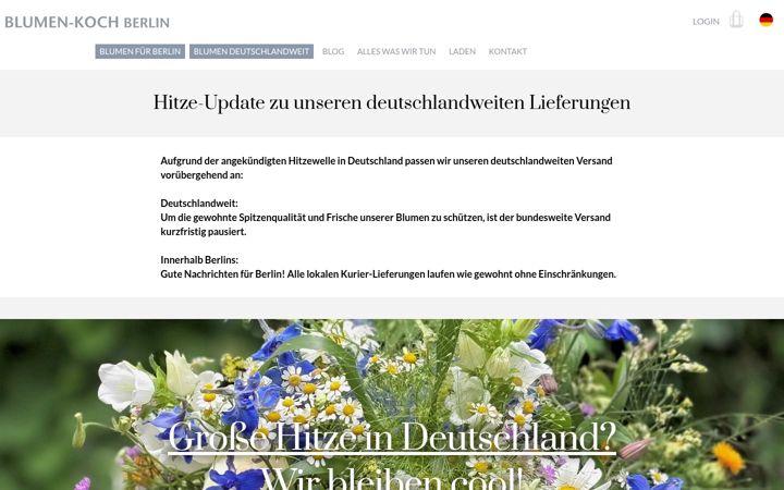 Screenshot of blumen-koch.de
