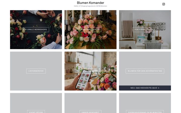 Screenshot of blumen-komander.de