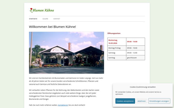 Screenshot of blumen-kuehne.de