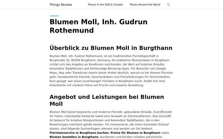 Screenshot του blumen-moll.de