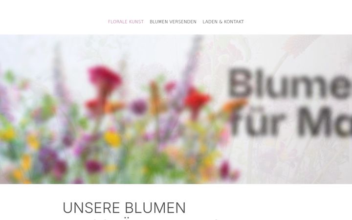 Captura de pantalla de blumen-muessig.de