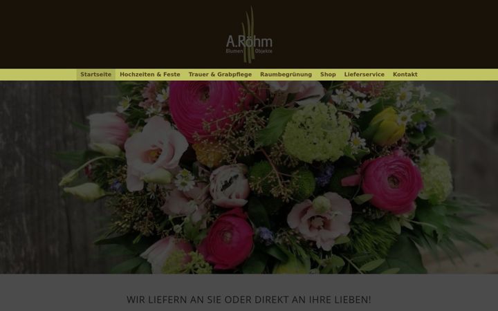 Captura de pantalla de blumen-objekte.de