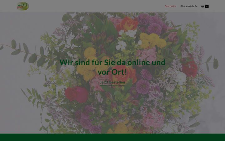 Screenshot of blumen-peter.de