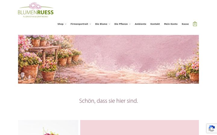 Captura de pantalla de blumen-ruess.de