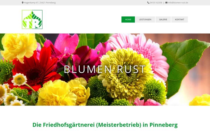 Screenshot of blumen-rust.de