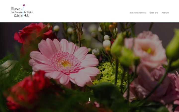Captura de pantalla de blumen-sabine-held.de