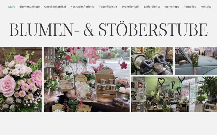 Captura de pantalla de blumen-stoeberstube.de