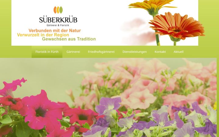Capture d'écran de blumen-sueberkrueb.de