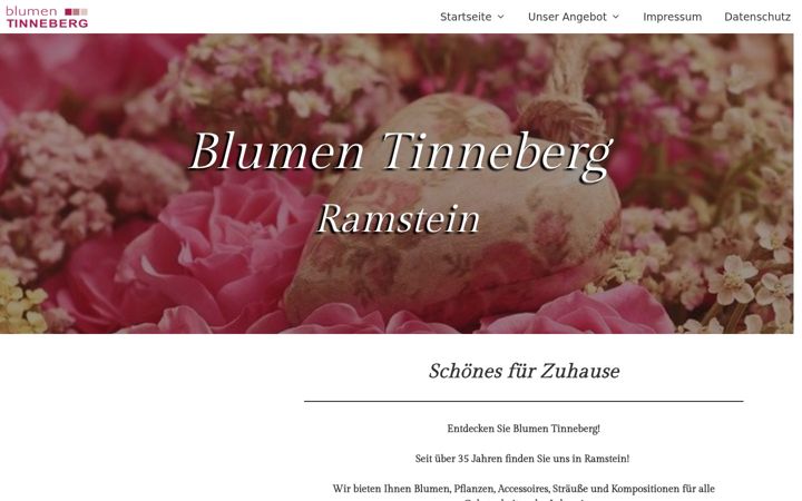 Screenshot of blumen-tinneberg-ramstein.de
