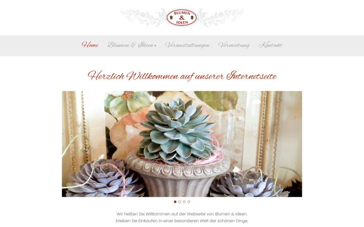 Screenshot of blumen-und-ideen-friedrichroda.de
