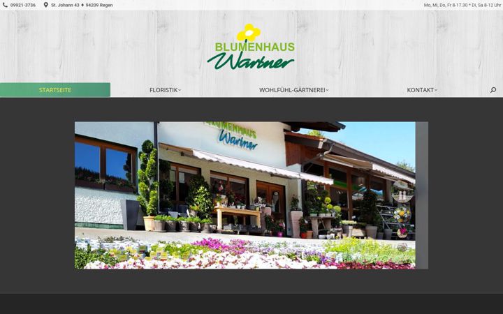 Screenshot of blumen-wartner.de