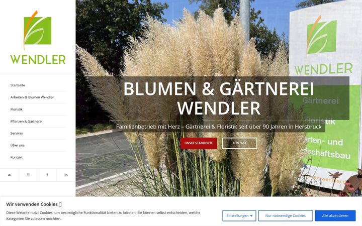 Screenshot of blumen-wendler.de