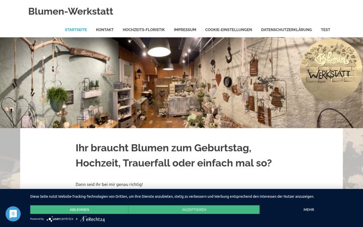 Screenshot of blumen-werkstatt-carina.de