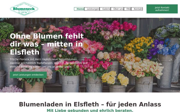 Screenshot of blumeneck-elsfleth.de