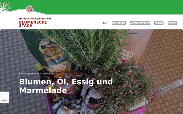 Screenshot of blumenecke-stach.de