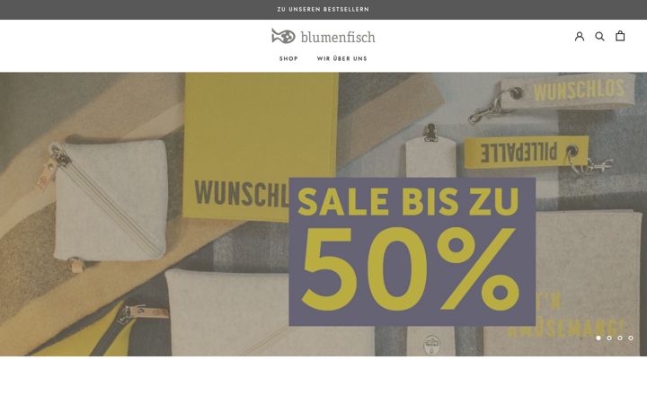 Capture d'écran de blumenfisch-onlineshop.de