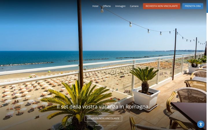Screenshot of blumenhotel.com