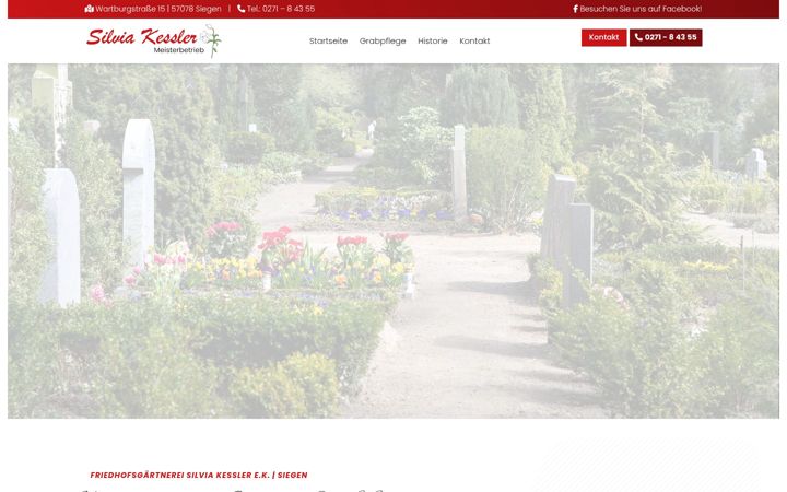 Screenshot of blumenkessler.de