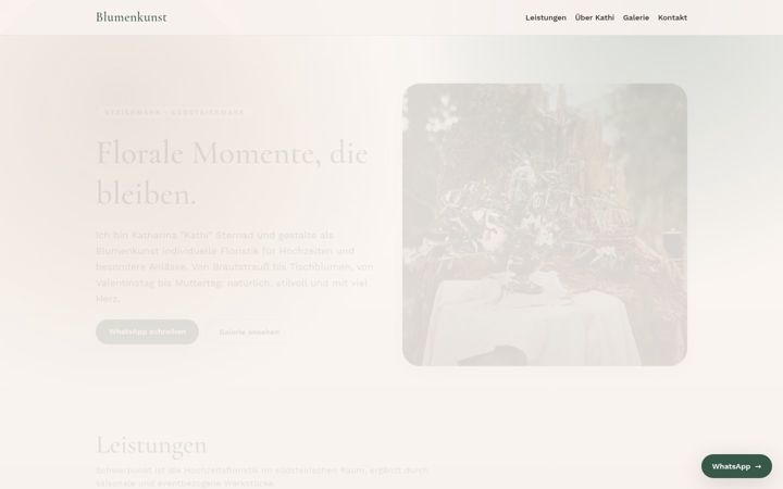 Screenshot of blumenkunst.at
