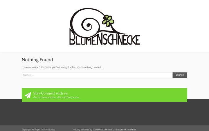 Screenshot of blumenschnecke.de