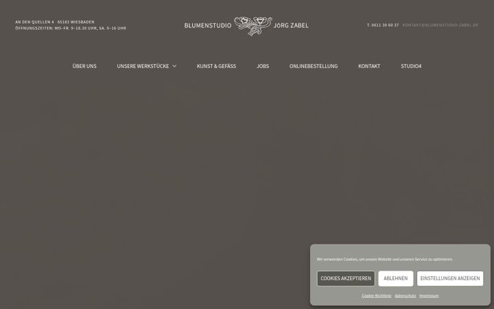 Screenshot of blumenstudio-zabel.de
