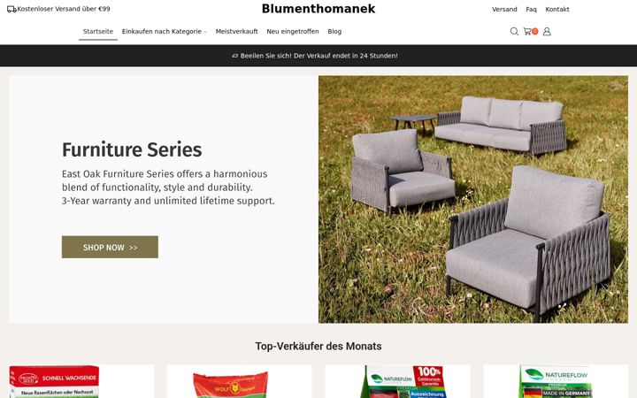 Skärmbild av blumenthomanek.de