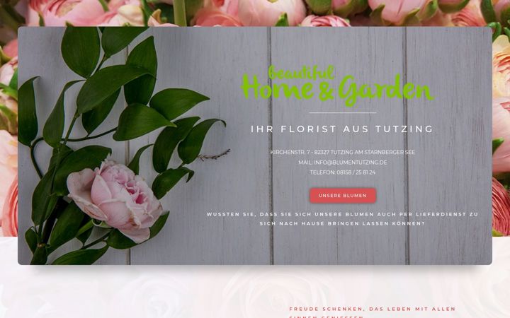 Screenshot of blumentutzing.de