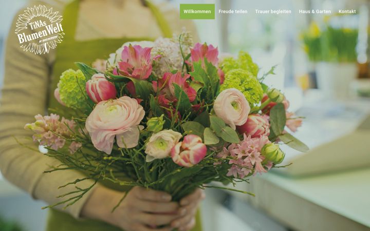 Screenshot of blumenwelt-rheinsberg.de